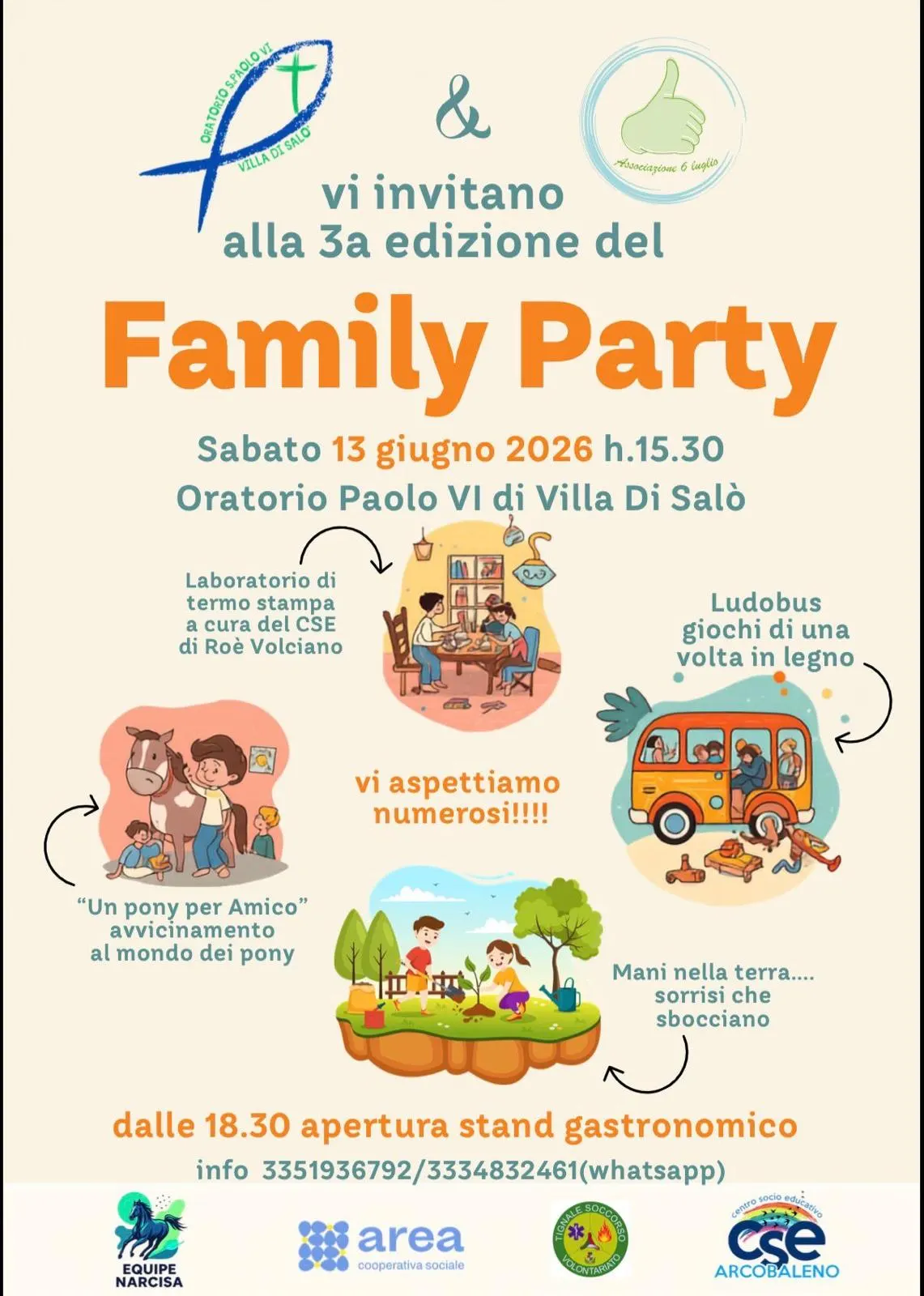 Volantino: Family Party — 3ª edizione
