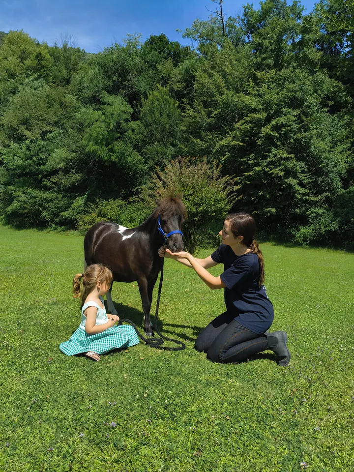 Insieme ai nostri pony, all’aria aperta