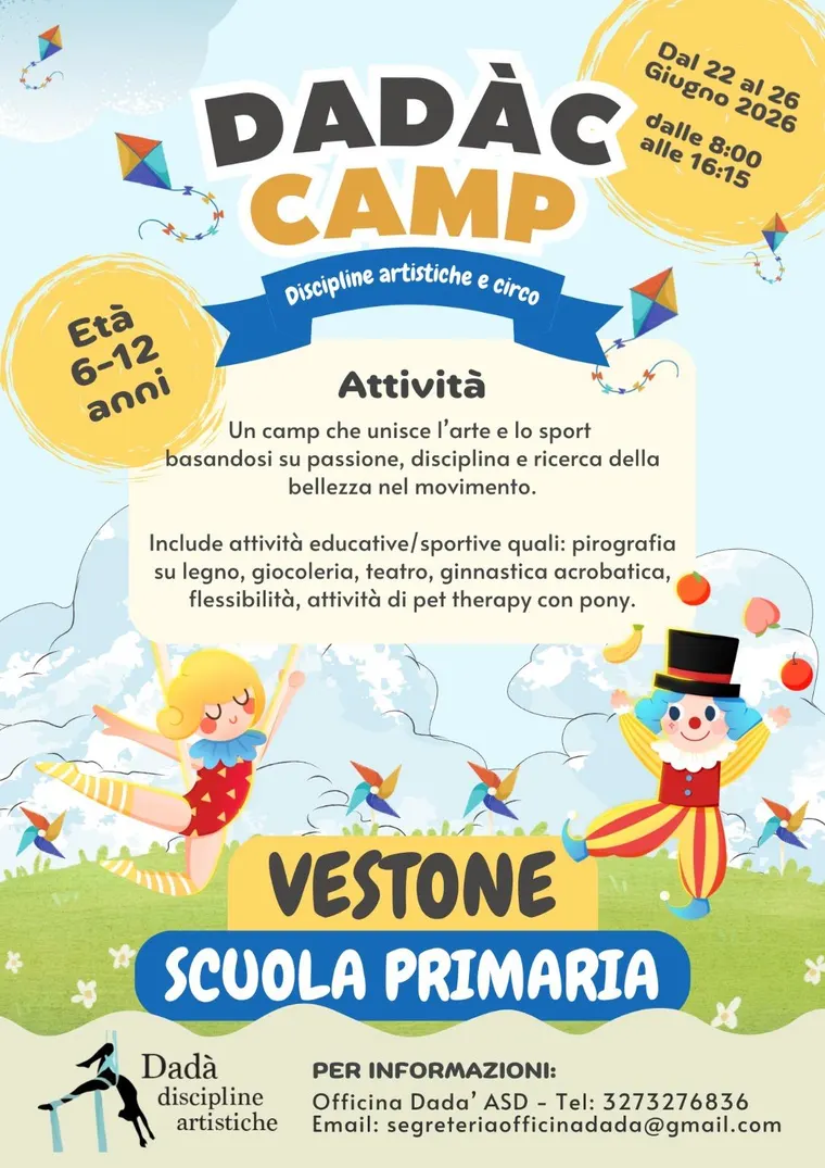 Dadàc Camp — discipline artistiche e circo